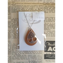 Collier pendentif arbre de vie